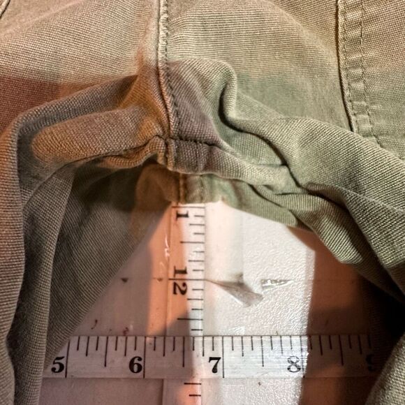 Vintage Lee Womens Straight Leg Workwear Cargo Pants Army Olive Green Size 2 Y2K - Picture 10 of 11